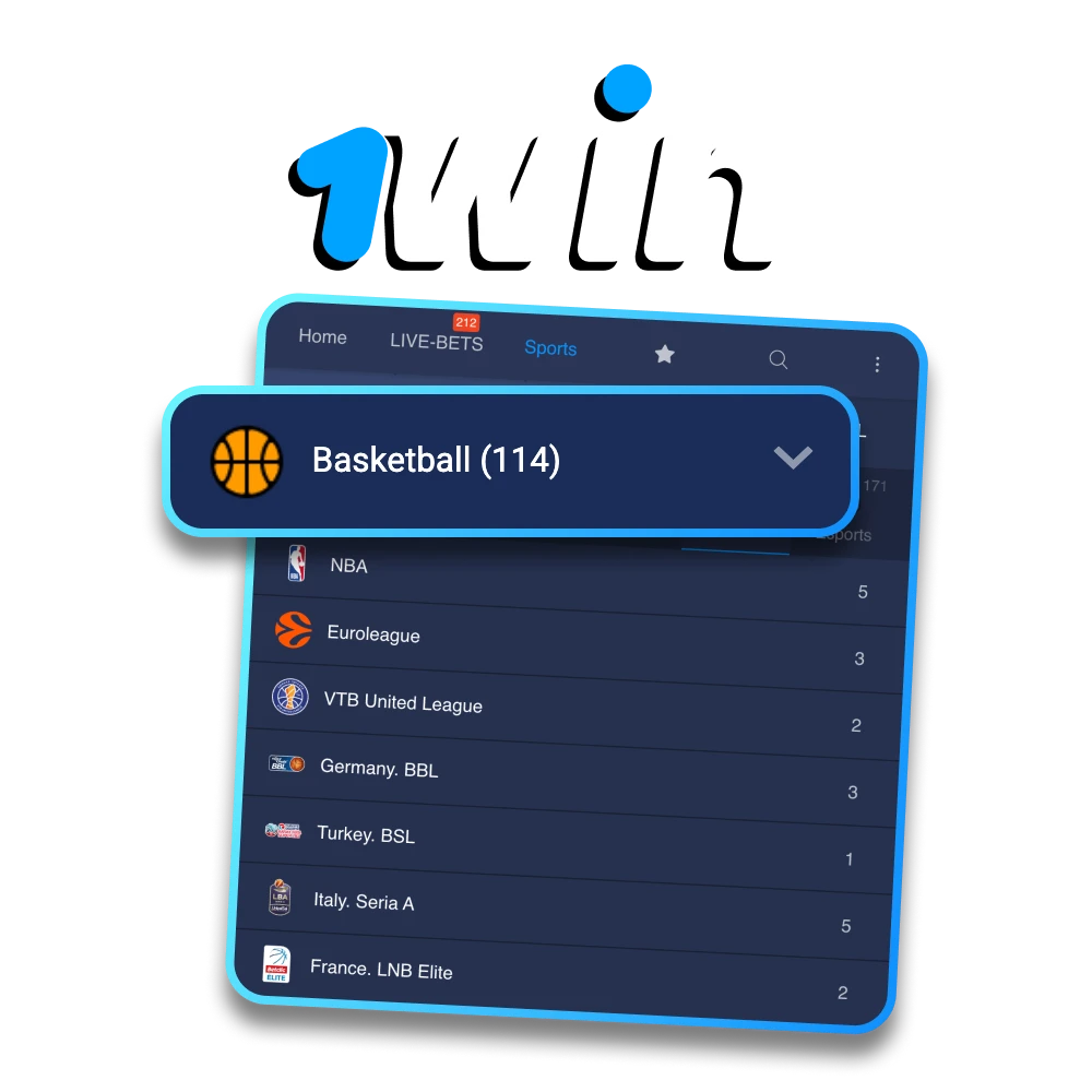 Start betting on basketball with 1Win platform.