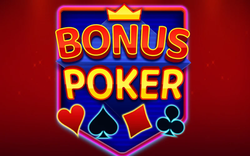Enjoy playing Bonus Poker at 1Win casino platform.