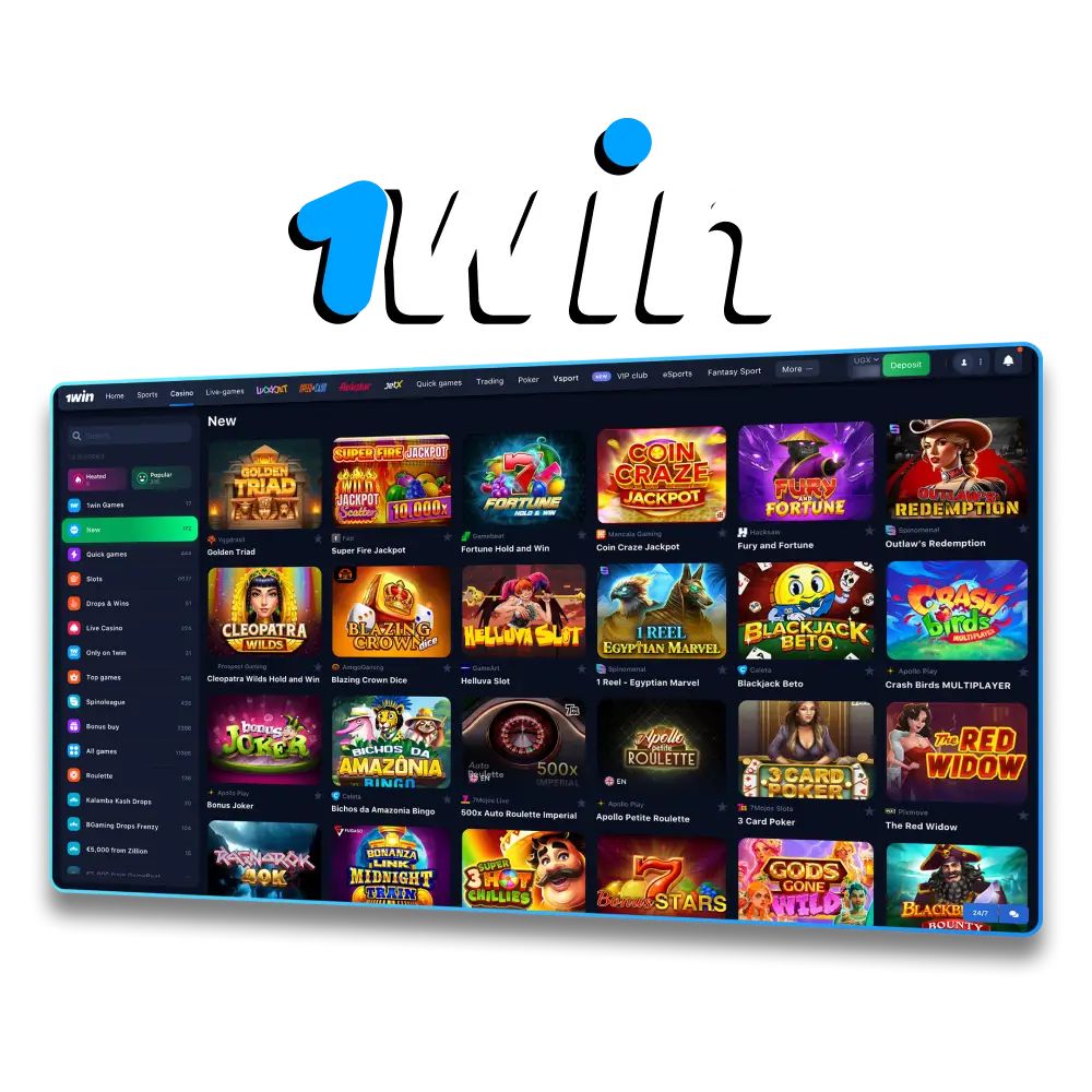 Win big prizes at 1Win official online casino.