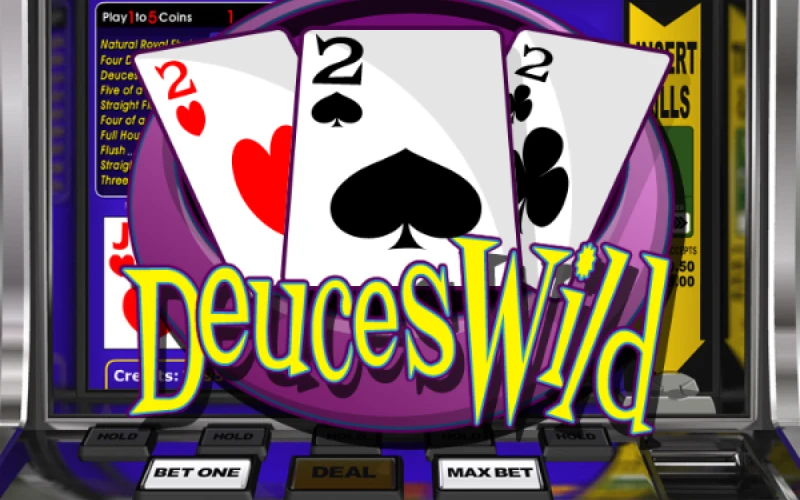 You can find Deuces Wild poker game at 1Win.