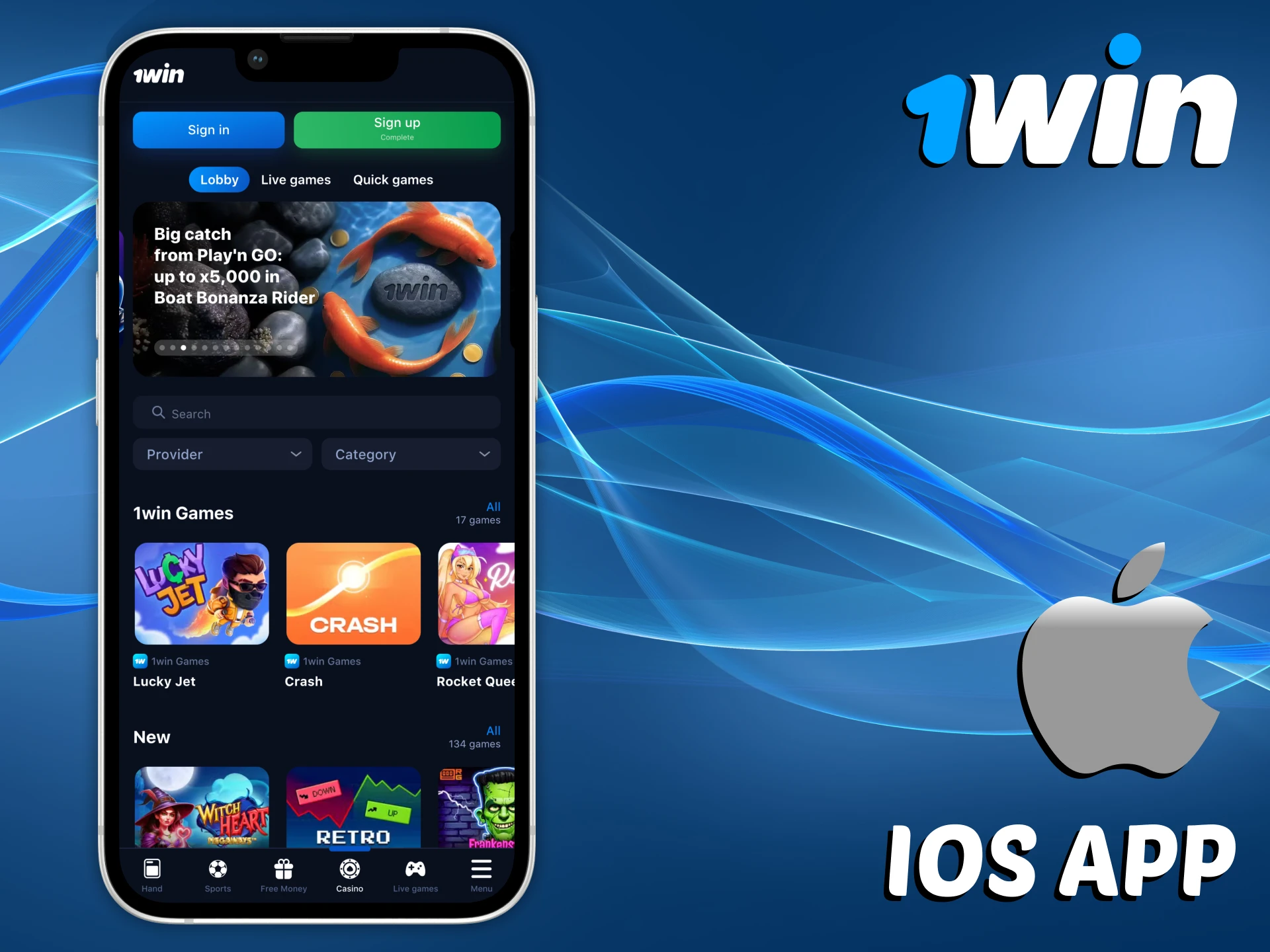Find out how to use 1Win app on iOS.