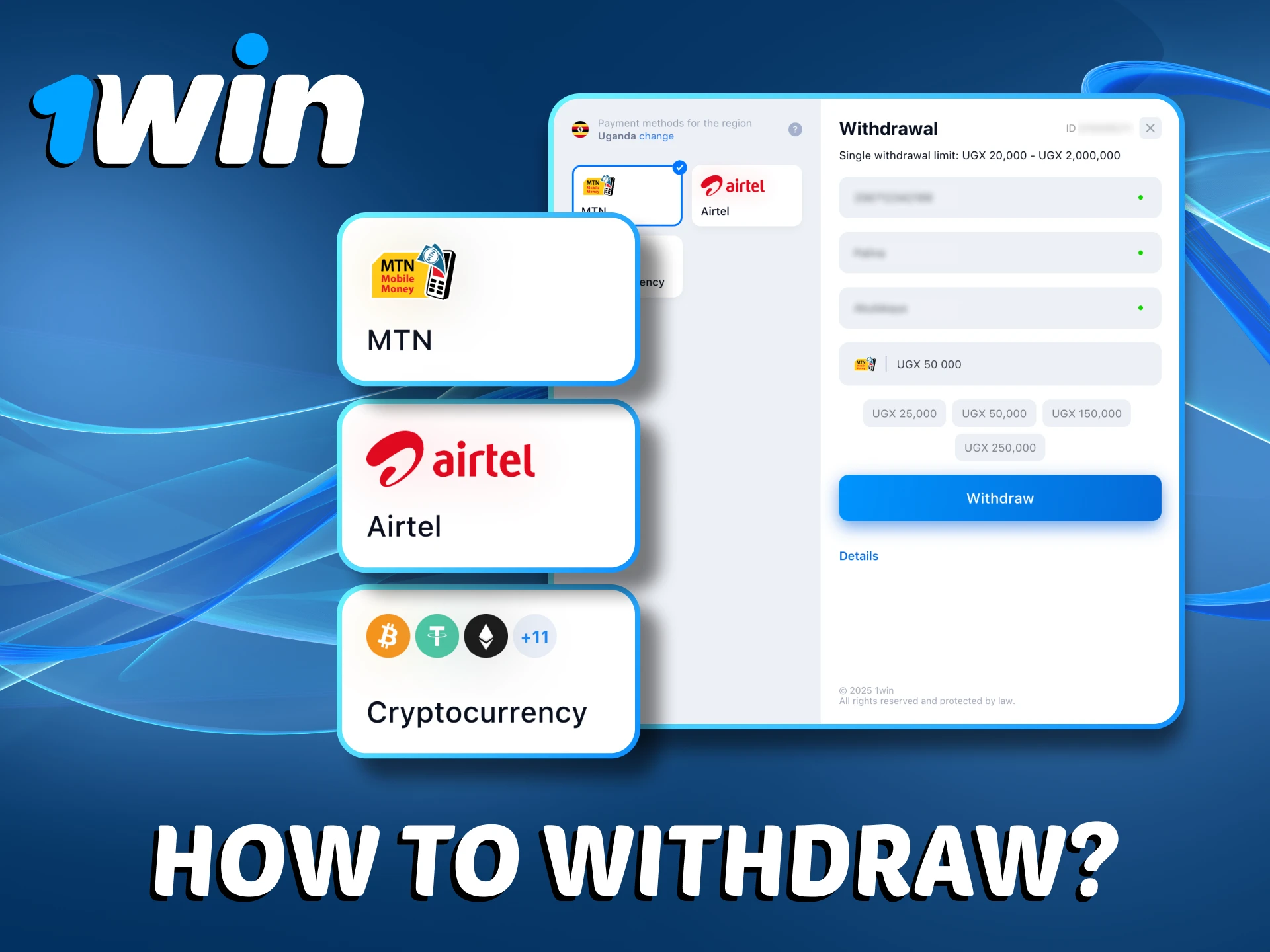 Get to know how to withdraw money from 1Win.