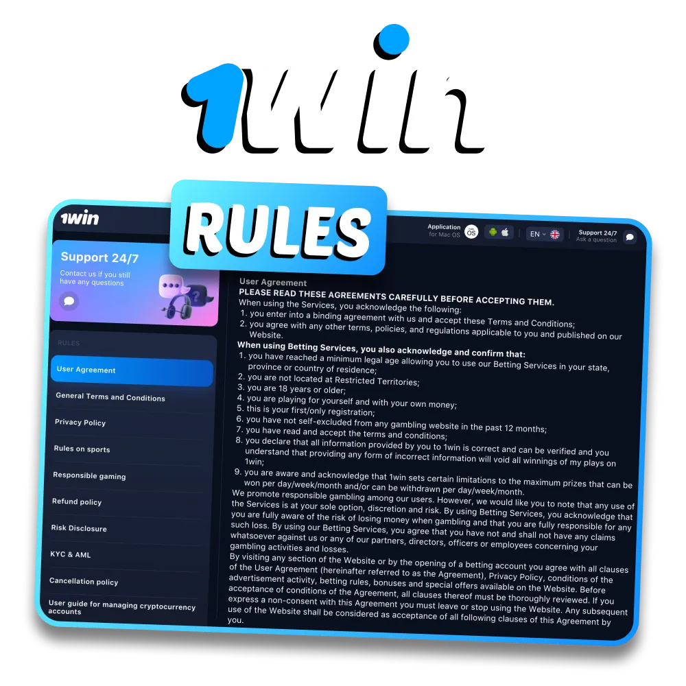 1Win ensures to provide you with a secure gambling environment.