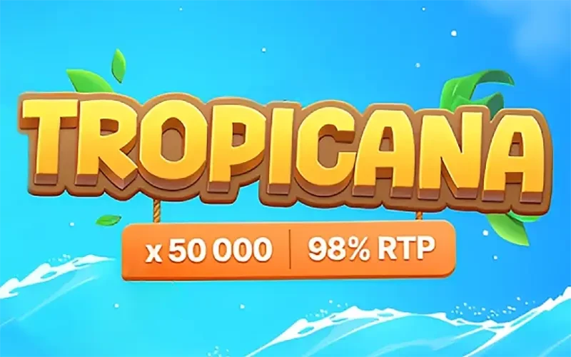 Enjoy colourful theme in 1Win Tropicana game.