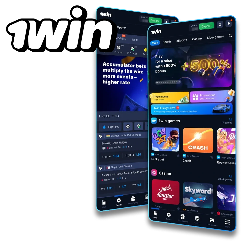 Download official 1Win app for Android and iOS.