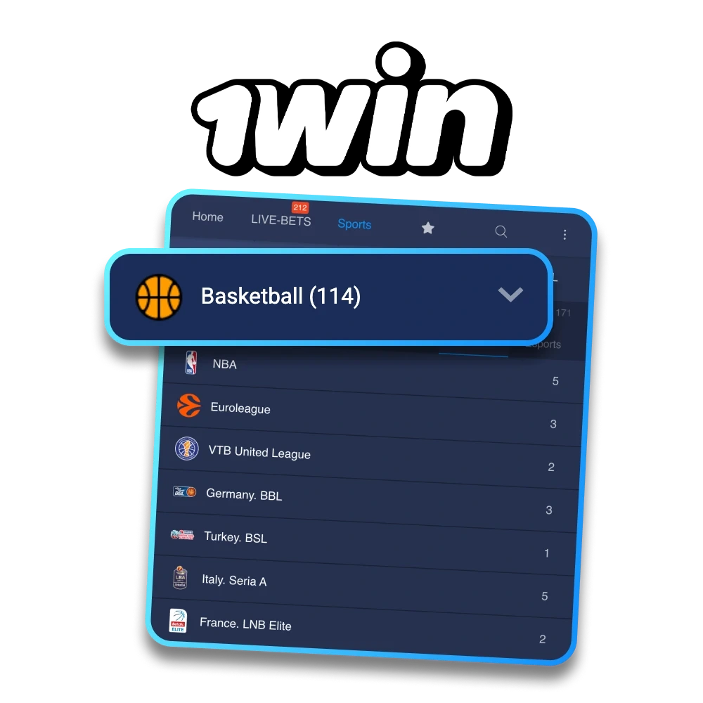 Start betting on basketball with 1Win platform.